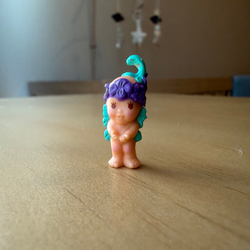 vintage 1990s Fairy Winkles (or Wee Winkles) mini figurine made by Kenner